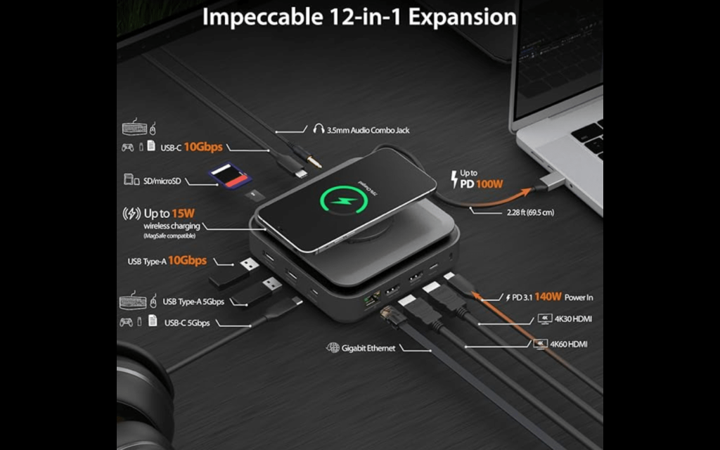 Maximize Your Workspace with the j5create USB-C Dock Dual 4K HDMI (JCD3199)